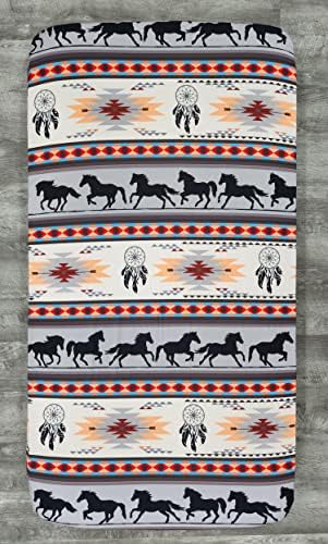 Dear Baby Gear Crib Sheet with Aztec Print