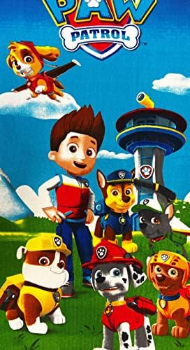 Paw Patrol Boys Hooded Poncho Towel 34x30 1