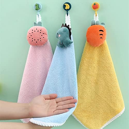 4-Piece Baby Soft Plush Towel Set with Cartoon Animals