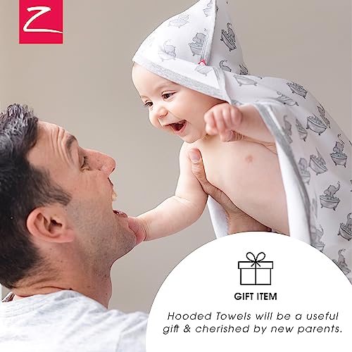 Zutano Organic Cotton Baby Hood Towel Set