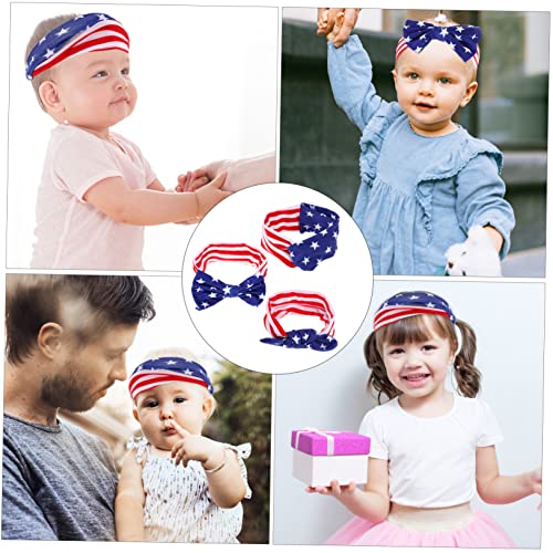 RORPOIR Newborn Photo Headband with American Flag Design