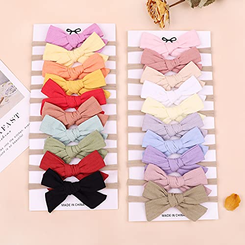 Jollybows 20pcs Baby Girls Headbands Mini Alligator Clips