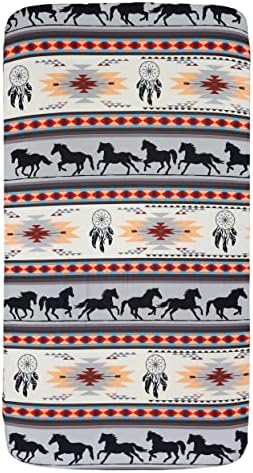 Dear Baby Gear Crib Sheet with Aztec Print