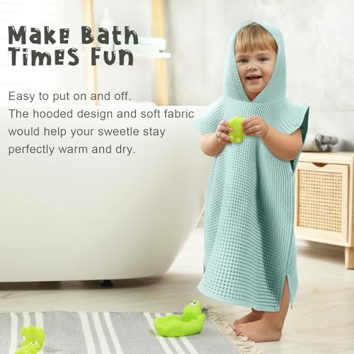 3 Pcs Hooded Poncho Towels for Kids