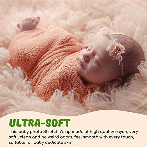 Sunmig Newborn Baby Stretch Wrap - Peach