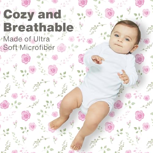 EVERYDAY KIDS 2 Pack Fitted Crib Sheets