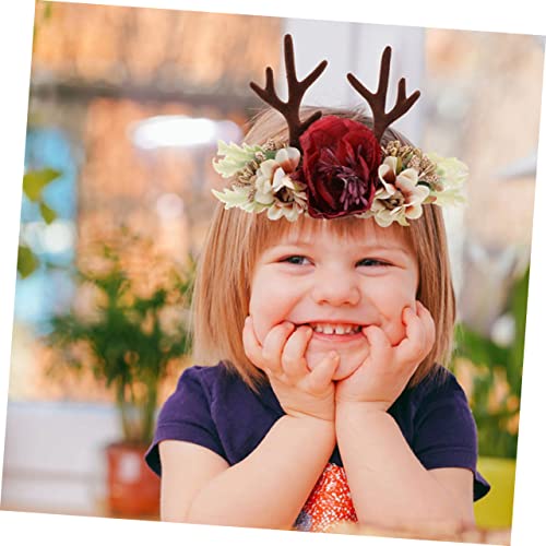 Happyyami 2Pcs Flower Headbands for Newborns and Kids
