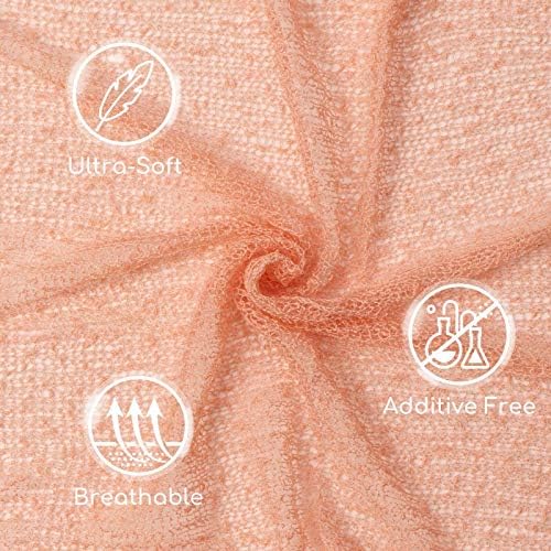 Sunmig Newborn Baby Stretch Wrap - Peach