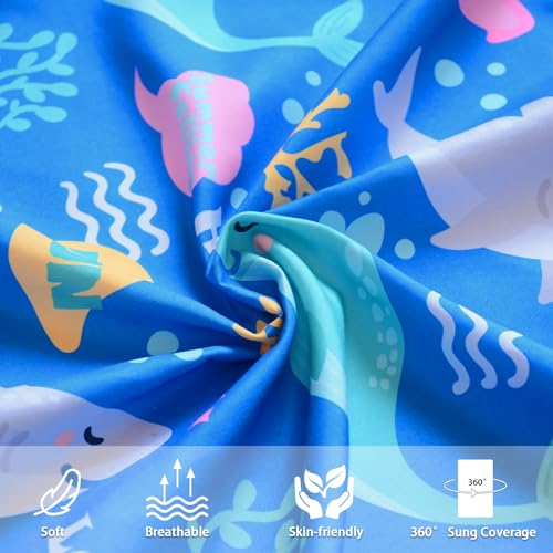 Cloele Ocean Theme Crib Sheet for Boys Girls