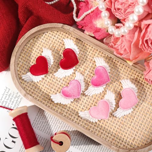 Valentines Velvet Bow Hair Clips for Baby Girls