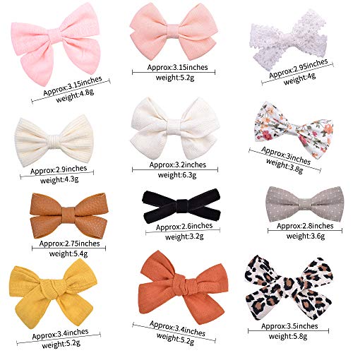 Jollybows 24pcs Baby Girl Hair Bows Clips 1