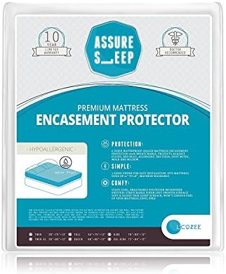 Waterproof Zippered Mattress Cover for Crib - Breathable and Safe