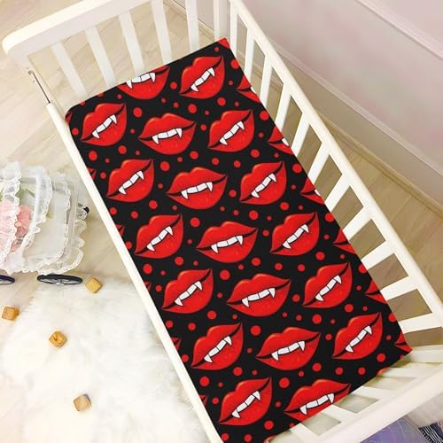 Qilmy Halloween Fitted Crib Sheet - Soft Breathable and Snug