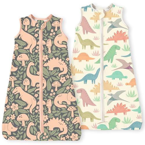 TOTBASIC Baby Sleep Sack 0-6 Months 2-Pack