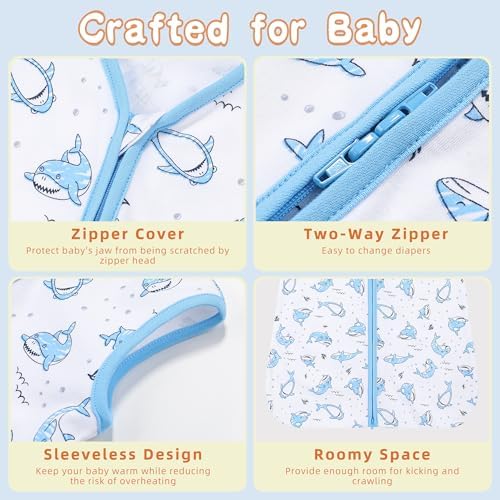 DaysU Cotton Sleep Sack with Two-Way Zipper for Newborn