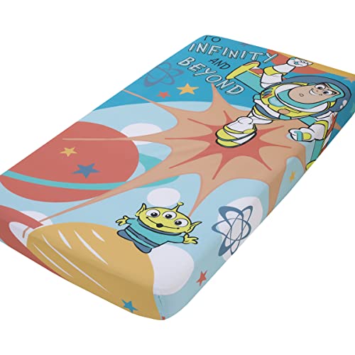 NoJo Disney Toy Story Buzz Lightyear Crib Sheet 100 Cotton