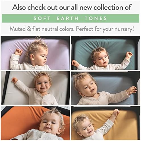 Joey Joan Fitted Crib Sheets 28 x 52 2 Pack