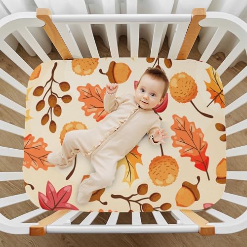 QwThum Crib Sheets for Baby Bedding