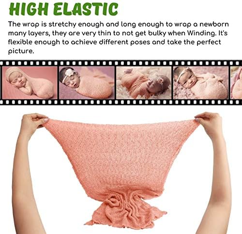 Sunmig Newborn Baby Stretch Wrap - Peach