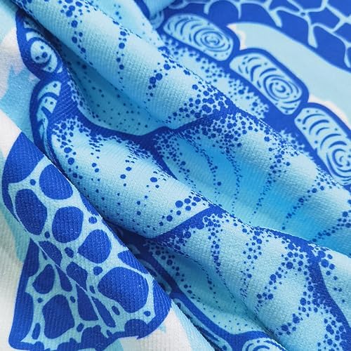 Sea Turtle Kids Hooded Towel 30 x 50 Soft Microfiber