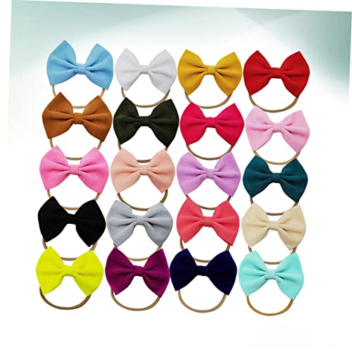 VICASKY 20pcs Bowknot Headbands for Babies and Toddlers