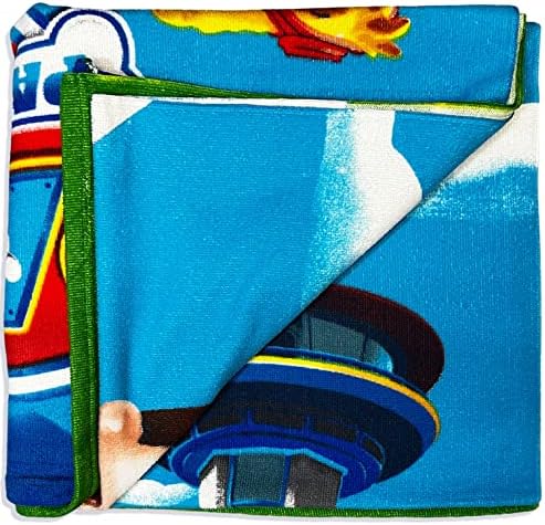 Paw Patrol Boys Hooded Poncho Towel 34x30 1