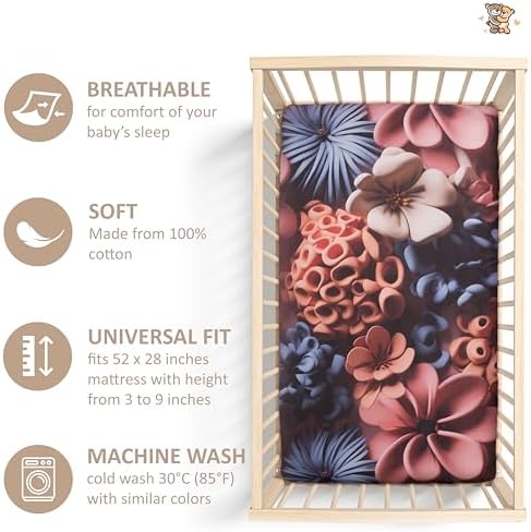 Warm Cuddles Organic Crib Sheets 52x28in