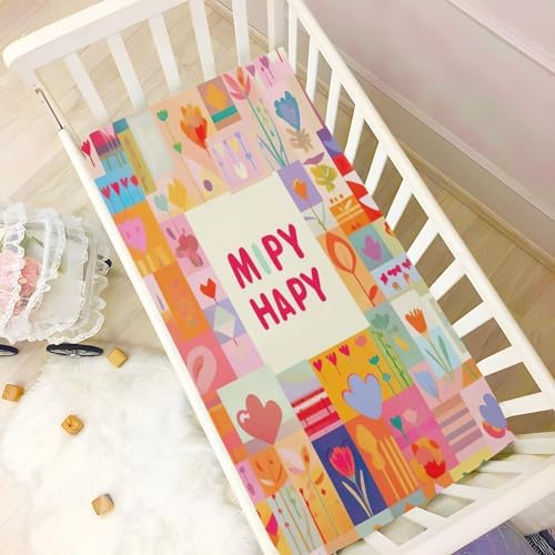 Wajiw Mothers Day Crib Sheets Soft Breathable Fitted