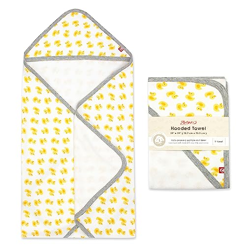 Zutano Organic Cotton Baby Hood Towel Set