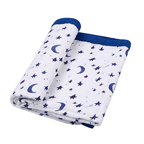 Little Jump Starry Sky Muslin Stroller Blanket