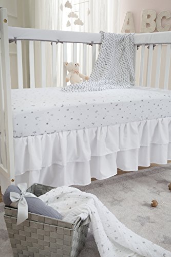 American Baby Company 2 Pack Cotton Fitted Crib Sheets