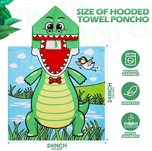 Chumia 3 Pack Hooded Beach Towels for Kids