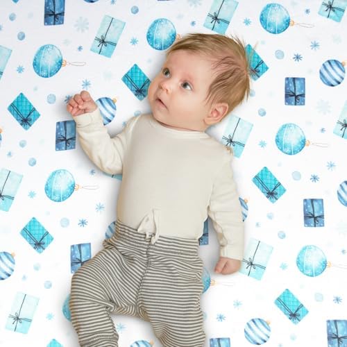 Dormlony Stretchy Fitted Crib Sheet 4 Pack with Bird Pattern