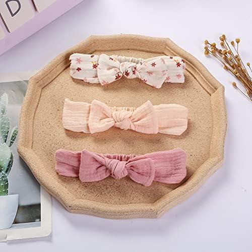 4PCS Baby Girls Headbands with Bows