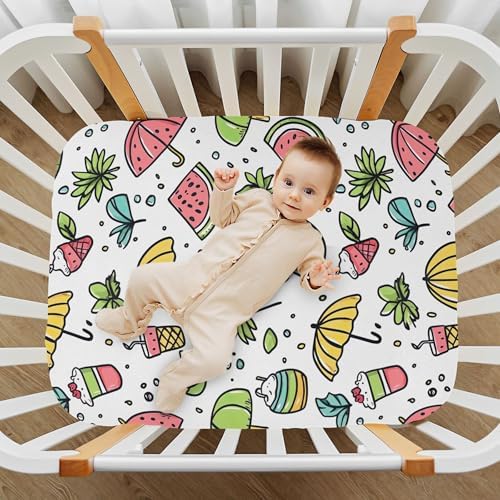 Qilmy Soft Breathable Crib Sheet for Baby