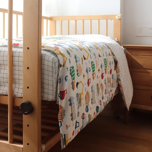 100 Cotton Crib Bedding Set 3 Pcs White Baby Bed Linen
