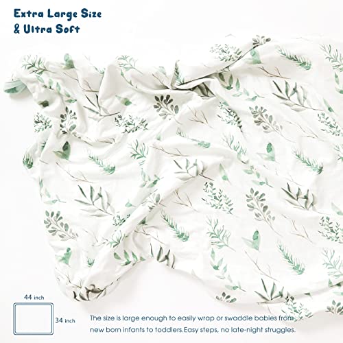 GRSSDER Super Soft Jersey Knit Baby Blanket
