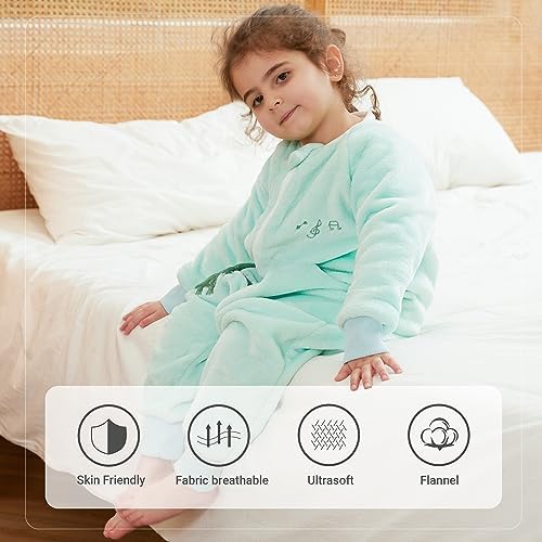MICHLEY Flannel Baby Sleeping Bag Unisex Reusable for Winter