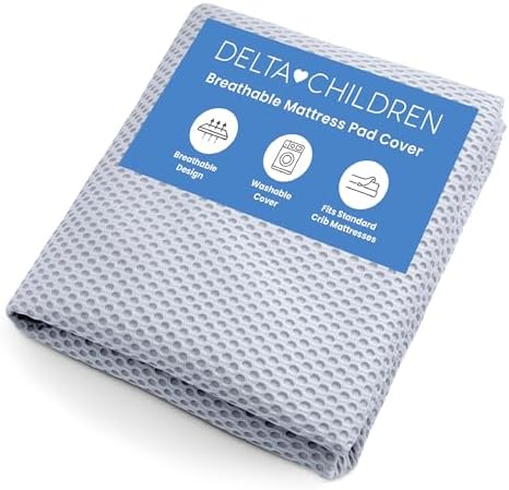 Delta Children Breathable Crib Mattress Pad Cover - Blue