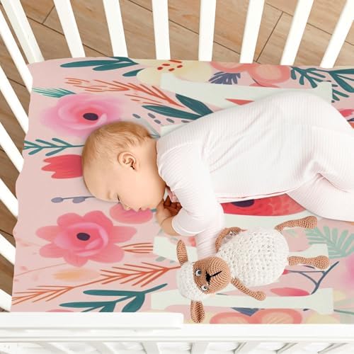 Wajiw Crib Sheets for Soft and Breathable Sleep