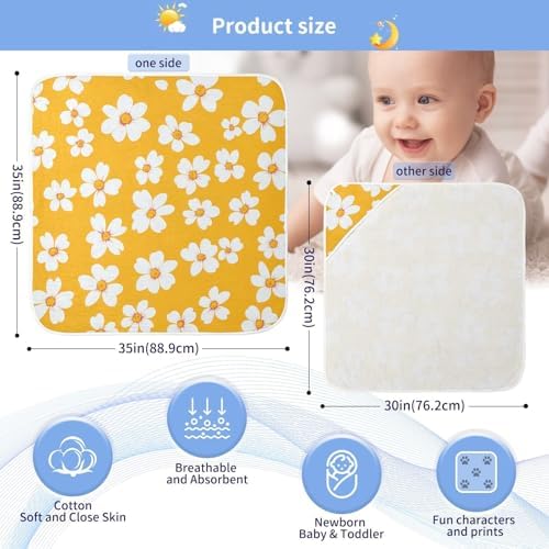 PaChyLuu 30x30 Inch Ultra Absorbent Baby Hooded Towel