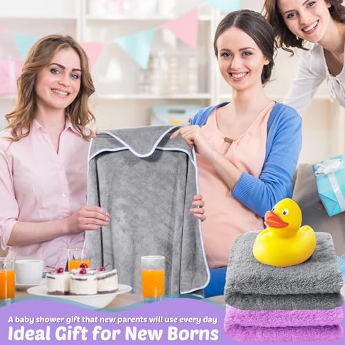 Chumia 6 Pack Baby Hooded Towels 30x30 Inch