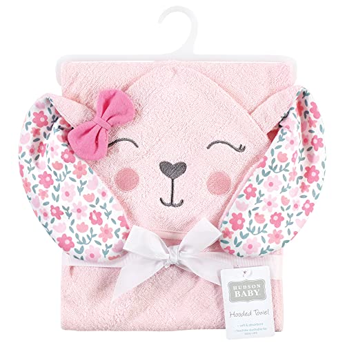 Hudson Baby Unisex Cotton Animal Hooded Towel