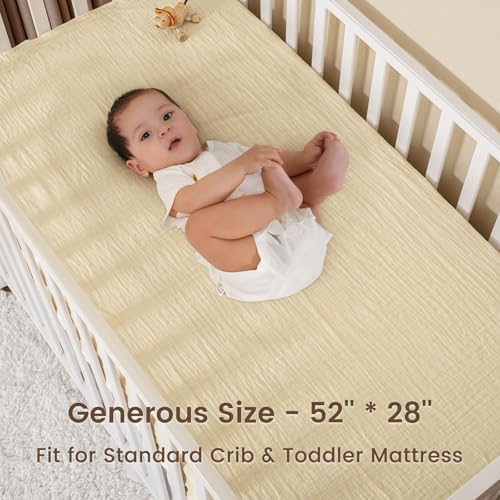 Davids Kids Muslin Crib Sheets 2 Pack