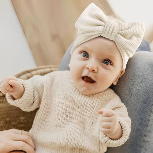 YanJie Stretchy Waffle Headbands for Baby Girls