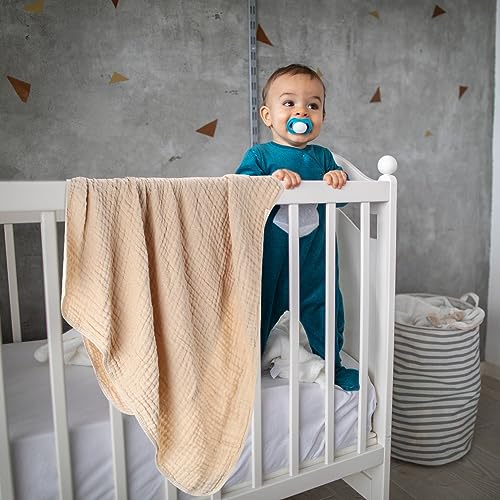 HardNok Muslin Baby Towels 5 Pack - 6-Layer Organic Cotton