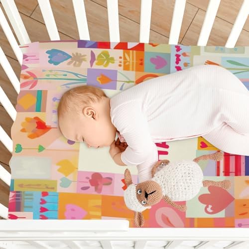 Wajiw Mothers Day Crib Sheets Soft Breathable Fitted