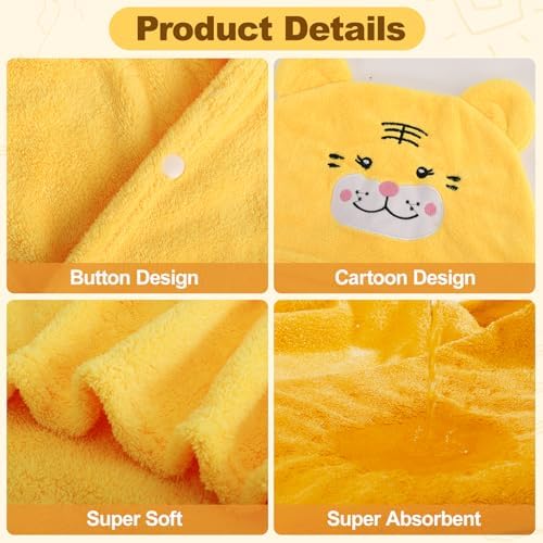 Toddler Bath Towel with Hood - 275 x 55 Ultra Soft and Absorbent