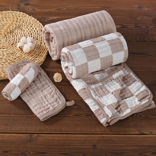 HardNok Ultra Soft Muslin Baby Towel Set 4-Piece