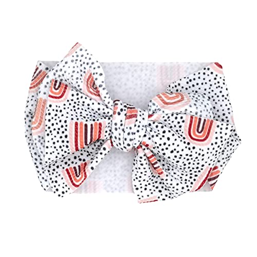 GEZISAN 8PCS Baby Headbands with Hair Bows for Newborn Girls